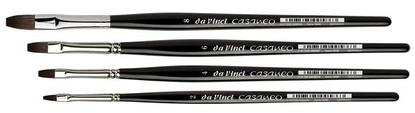 Da Vinci Brushes 5898 Casaneo Flat Sizes 24 Artist Brush, New