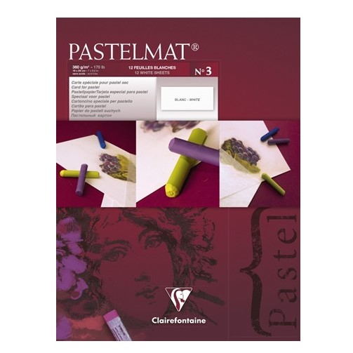 Pastelmat 12 Sheet Pad 360gsm - No.6 Anthracite - Choose Your Size 