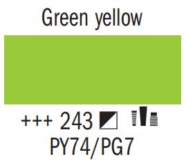 greenish yellow