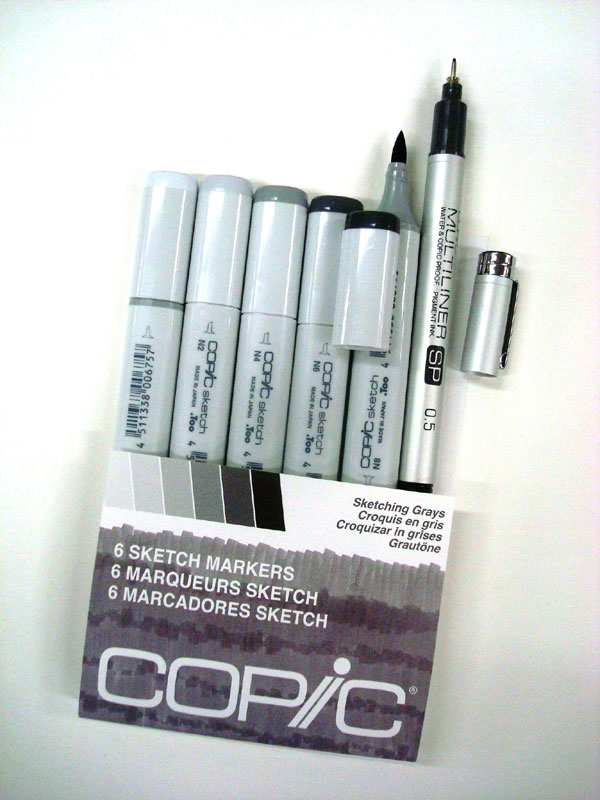 Copic Sketch Earth Essentials Marker Set