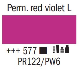 Permanent Red Violet Light