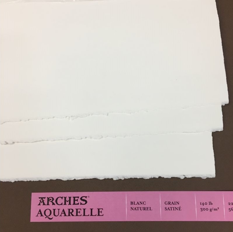 Arches Watercolor Paper 22 x 30, Hot Press / 300 lb / Natural White