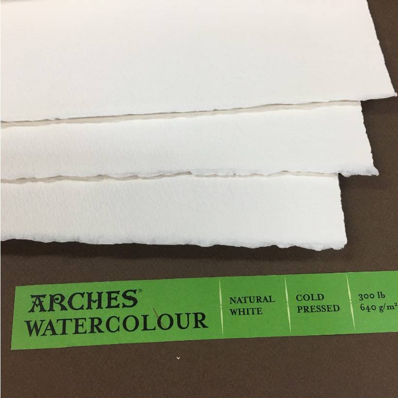 22 x 30 300 lb. Rough Watercolor Sheets 5-Pack