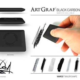 ArtGraf Viarco Watersoluble Black Carbon Disc