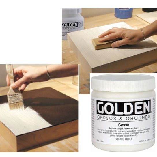 Golden White Gesso - Acrylic Paints