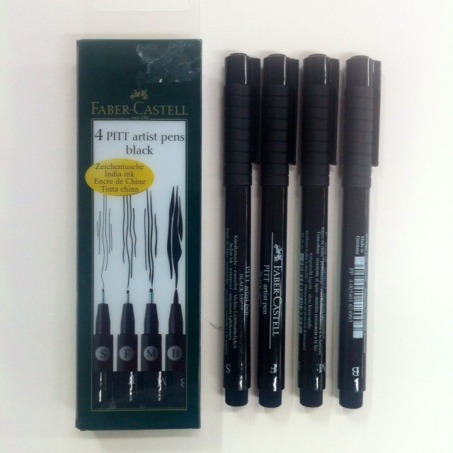 persoon Ultieme spleet Faber-Castell PITT Black Artist Pen 4 Set - The Paint Spot - Art Supplies  and Art Classes, Edmonton