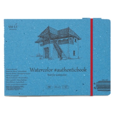 authentic book watercolor