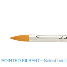 pointed filbert