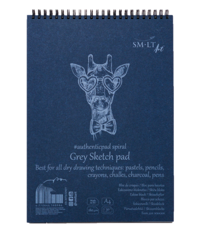 SMLT Art Authentic Book - Grey Paper pad