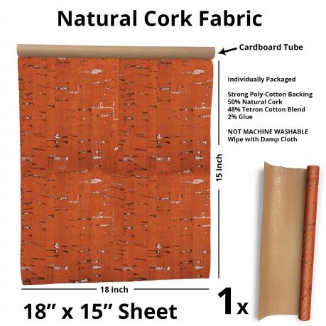 Belagio Cork Fabric Plain Black, Medium Weight Cork Fabric, Home Decor  Fabric