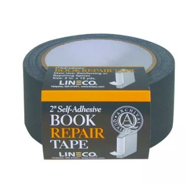 Lineco Book Repair Tape Black 2″ x 15yd