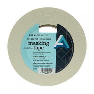 pH neutral masking tape