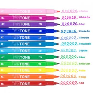 Tombow TwinTone Rainbow set