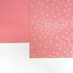 pink chiyogami