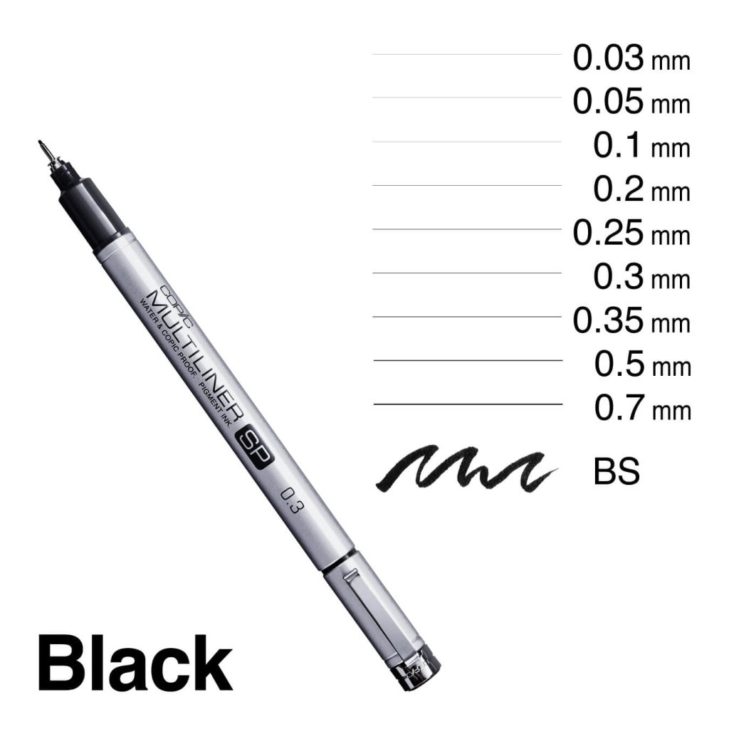 Copic Multiliner SP Pen, Black