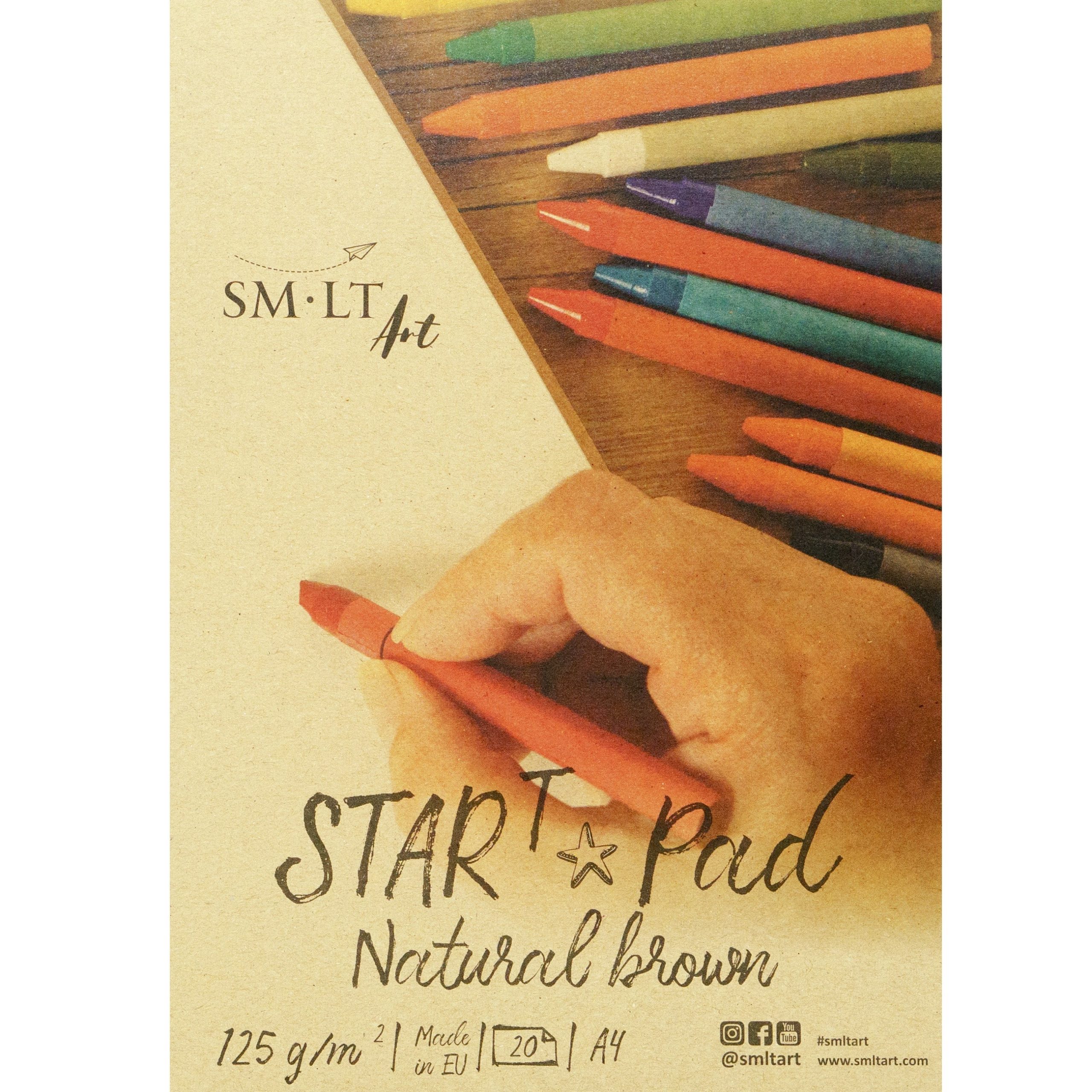 SMLT Start Art Natural Brown/Natural Kraft Paper Pad