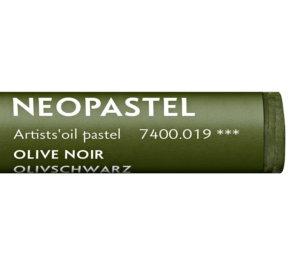 Caran d'Ache Neopastel Oil Pastel - Black
