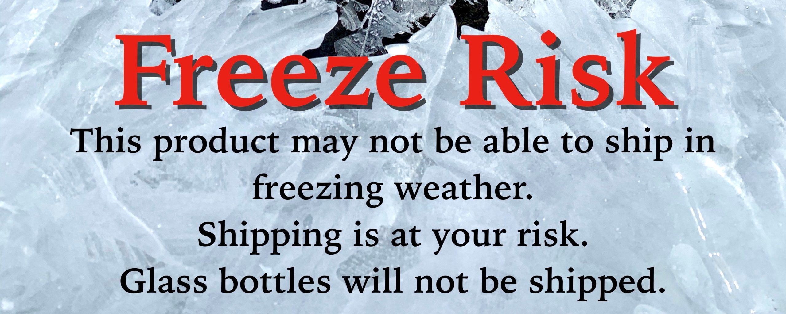 Freezing warning