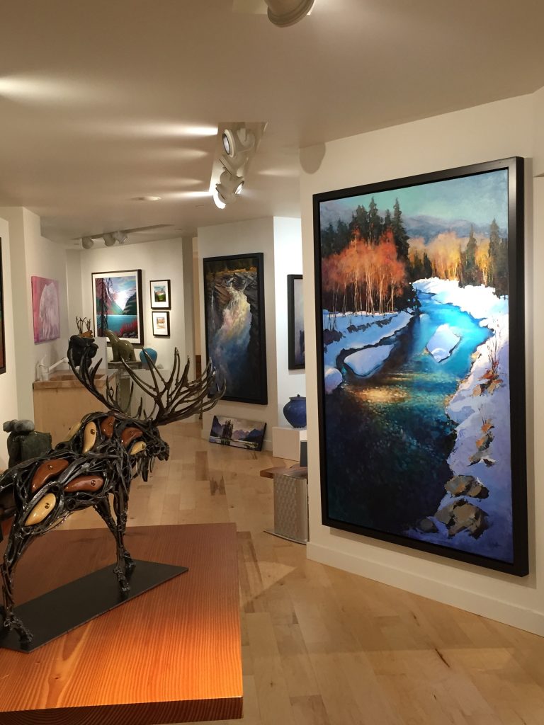 Finding a gallery - Mountain Galleries at Fairmont Jasper