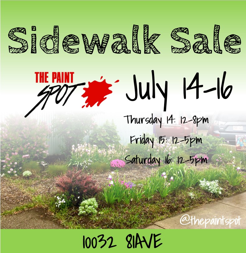 Sidewalk Sale Event at The Paint Spot