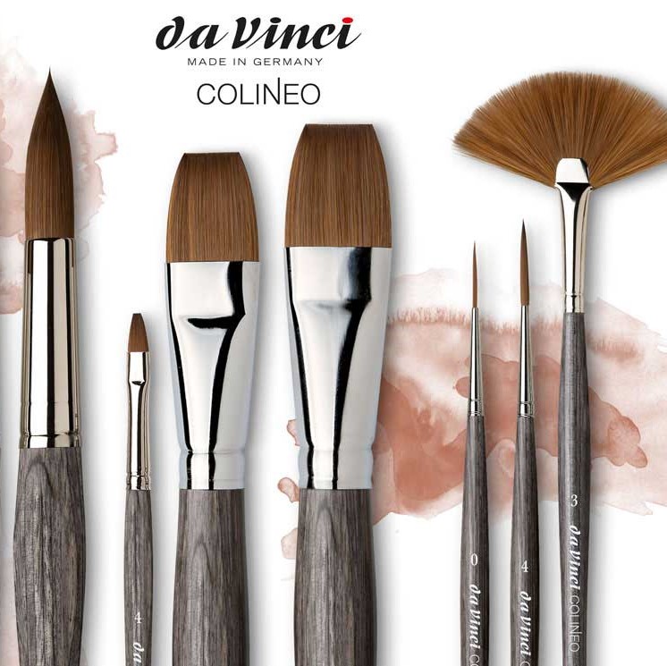 New da Vinci Colineo brushes! Unboxing + playing with brush-strokes + first  impressions 
