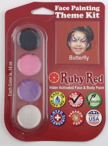 butterfly face paint kit