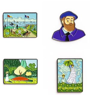 monet enamel pins