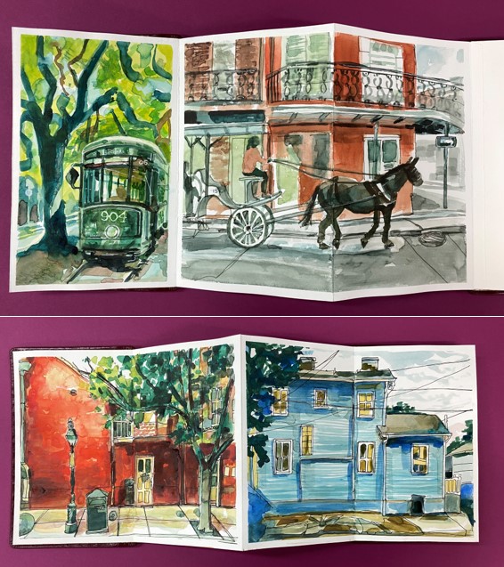 5 Tips for Using Etchr Accordion Sketchbooks - The Paint Spot