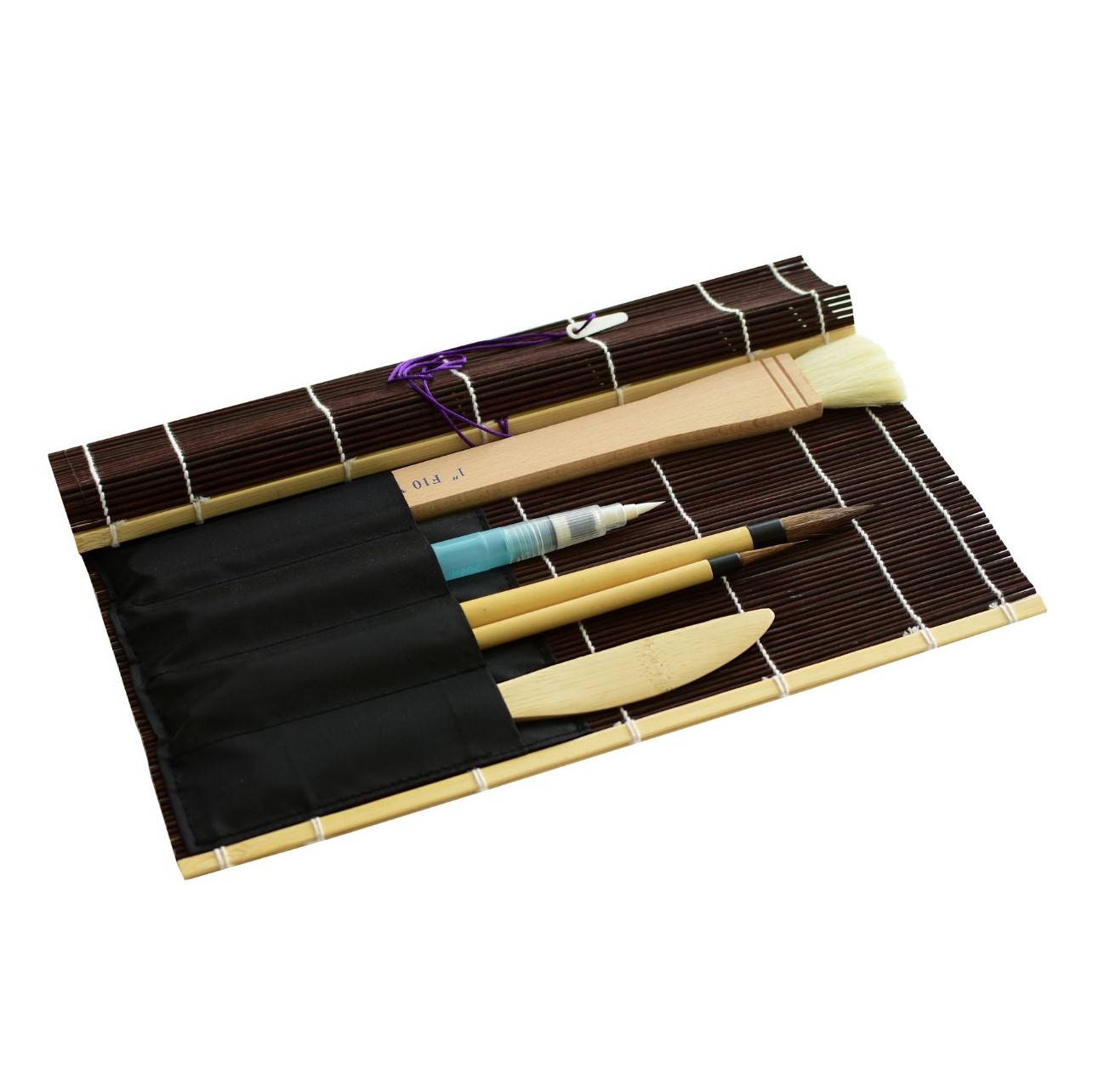 Yasutomo Bamboo Fudemaki Brush Roll