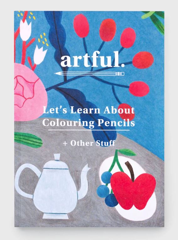 artful colouring pencil book