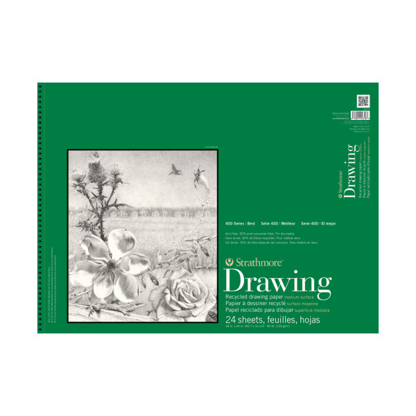 Strathmore 400 Recycled Drawing Paper Sketchbooks
