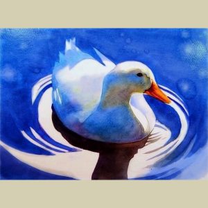 Elegant White Goose Watercolour Workshop