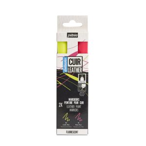 fluorescent leather markers
