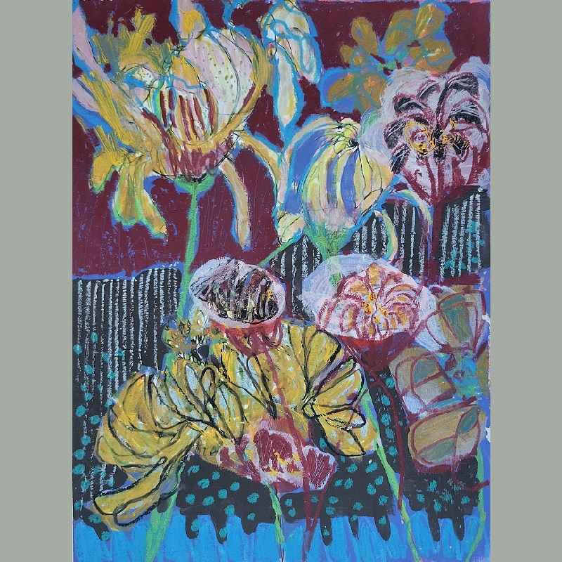 Fearless Florals in Oil Pastels