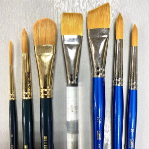 Gold Sable Synthetic Brushes