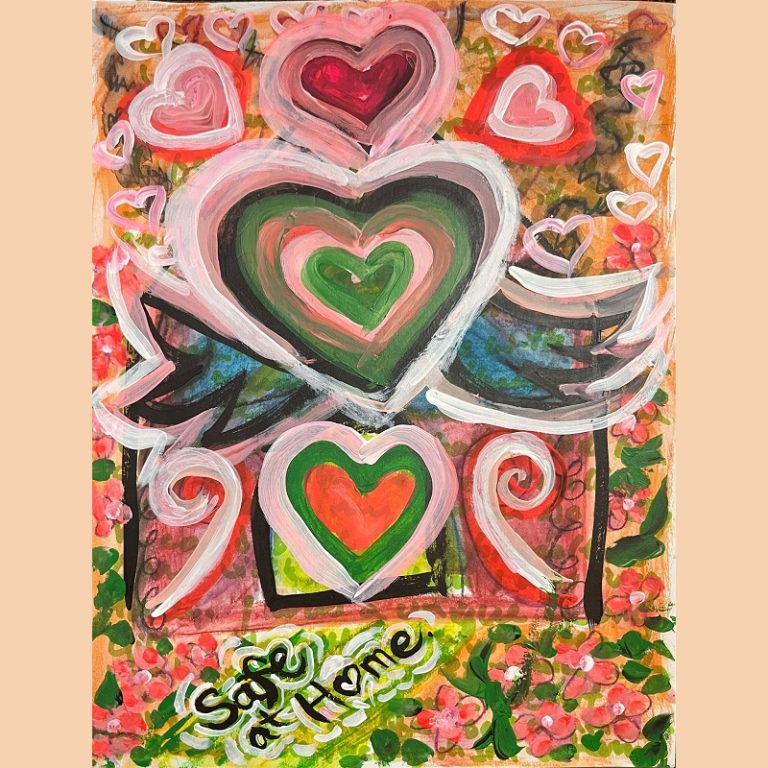 House of the Heart A Self Exploration Painting Process The Paint Spot Art Supplies and Art