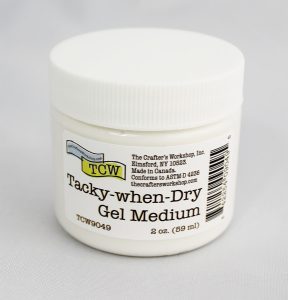 tacky gel medium