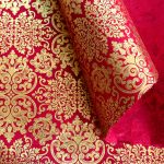 Lokta Paper - Red/Gold Mandchou