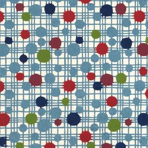 WAZ64 Katazome-shi Blue & Red Dots