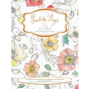 Flower Watercoloring Book