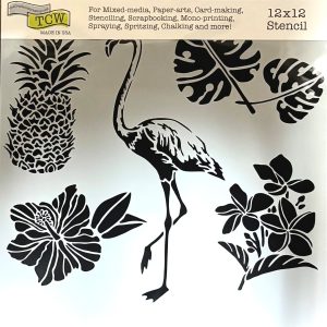 Stencil - Tropical Elements - 612