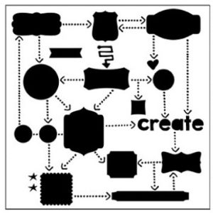 Stencil 6x6 Mini Flow Chart - 508