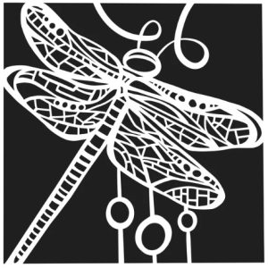 Stencil - Dragonfly Dance - 1065