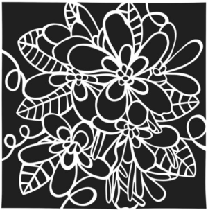 Stencil - Flower Cluster - 1066