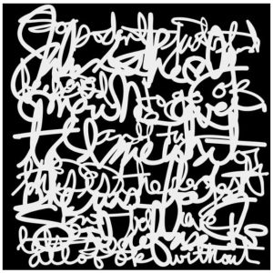 Stencil - Thick Thin Writing - 1074