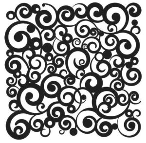 Stencil - Cosmic Swirl - 156