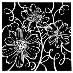 Stencil - Tangled Flora - 1059