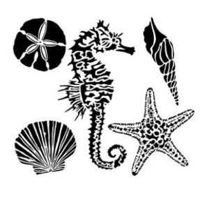 Stencil - Sea Creatures - 496