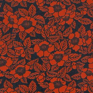 Lacquered Yuzen Camelia Red