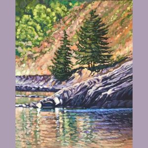 Painting a Spring Landscape in Acrylic